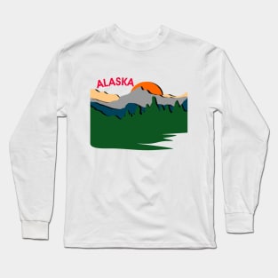 alaska vintage Long Sleeve T-Shirt